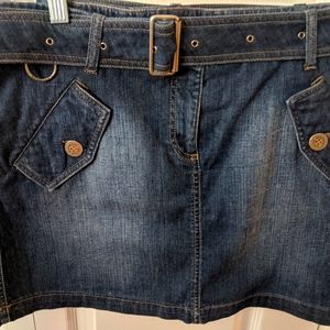 Burberry Denim Skirt